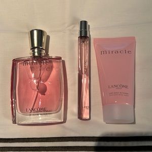Brand new, never used Lancôme Miracle gift set